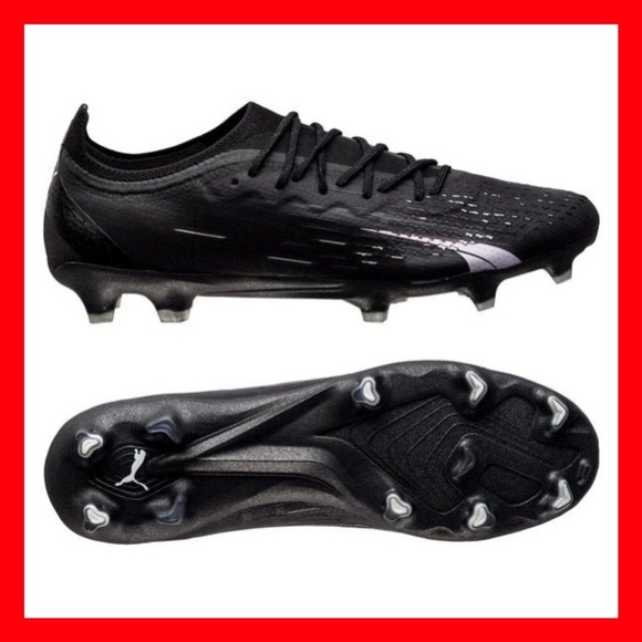 Puma Ultra Ultimate FG/AG 107163-02 Black Football Soccer Cleats Boots Men\'s 12 Puma Ultra Ultimate FG/AG Firm Ground Soccer Cleats - Black  main image 3
